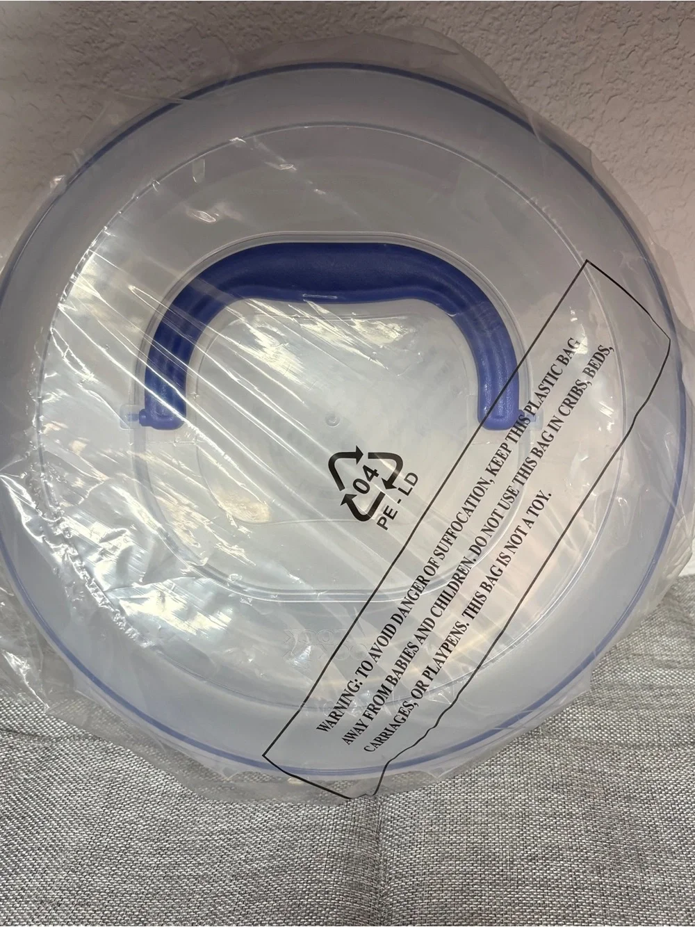 LocknLock Cake Pie Carrier with Handle Round K46681 Clear NEW Lock & Lock